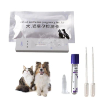 Dog Cat Pregnancy Test Strip Card Canine and Feline Pregnancy Test Kit Veterinary Supplies