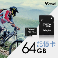 V-smart Hermes MicroSDXC UHS-I U3 記憶卡 64GB