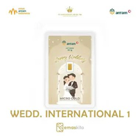 LOGAM MULIA ANTAM 0,25 GR__WEDDING SERIES (MICRO GOLD/EMASKITA GIFT SERIES) WEDDING INTERN 1