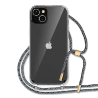 【o-one】Apple iPhone 15 Plus 軍功II防摔斜背式掛繩手機殼