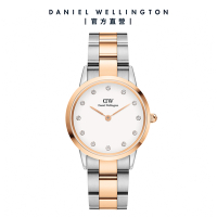 Daniel Wellington DW 手錶 Iconic Link Lumine 28mm精鋼錶-雙色 DW00100359