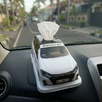 Daihatsu Ayla R Deluxe 2019-2022 Tempat Tisu Miniatur Plastik untuk Interior Mobil Aksesori Hiasan M