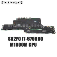 NOKOTION For Lenovo ThinkPad P50 Laptop Motherboard Quadro M1000M SR2FQ I7-6700HQ CPU 01AY481 01AY445 01AY449 01AY453