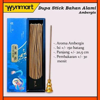 Dupa Stick Jepang / Dupa Meditasi Bahan Alami Ambergris