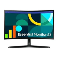 Monitor LED SAMSUNG 24in CURVE S24D366 S24C366 24 inch PC Komputer Monitor FHD 24inch HDMI Curved PL