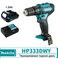 Makita HP333 12V Cordless Screwdriver Driver Drill,3/8" Variable 2-Speed Drill with XPT,28Nm Impact Drill Power Tool HP333
