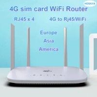 4G CPE 4G router SIM card WiFi modem Hotspot CAT4 32 users RJ45 WAN LAN LTE wireless router