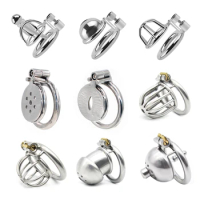 Small Penis Lock Cock Cage Male Chastity Urethral Catheter Penis Ring Chastity Device BDSM Toys Bondage CB6000 Drop Shipping