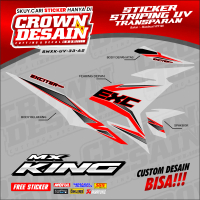 Striping Transparan MX King 150 Exciter Racing Striping Semifull Yamaha MX King 150 Exciter - SMXK-U