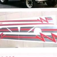 List body Lis body Stiker Sticker body Untuk katana blitz