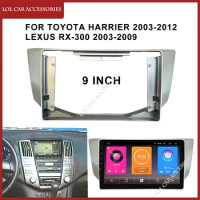 For Toyota Harrier 2003-2012 LEXUS RX-300 2003-2009 Radio Car Android MP5 Player Panel Frame 2 Din Head Unit Fascia Stereo Cover