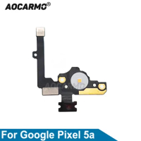 Aocarmo For Google Pixel 5a Flash Sensor Sensing With Noise Noise Cancelling Microphone Connector Flex Cable Replacemnt Parts