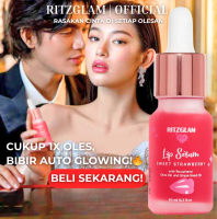 [HALAL & BPOM] RITZGLAM Lip Serum I Bibir Lembap,  Pink Natural, No Sulam with Vitamin E & Vitamin K