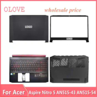 New For Acer Aspire Nitro 5 AN515-43 AN515-54 Laptop LCD Back Cover Front Bezel Upper Palmrest Bottom Base Case Keyboard Hinges