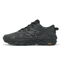 Mizuno 休閒鞋 Wave Mujin LS GTX 男鞋 黑 防水 黃金大底 緩衝 機能 美津濃 D1GA2501-02