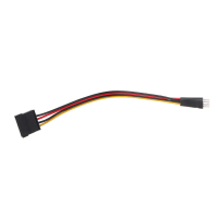 23cm 4-Pin Floppy male to 15-Pin Sata femaleadapter Converter Cable  9.06in