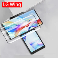 Full Cover Curved Tempered Glass For LG Wing G9 Screen Protector protective film For LG Velvet glass