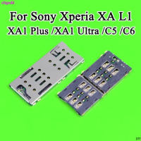 cltgxdd Daul Sim Card Slot For Sony Xperia XA/XA1 Plus/XA1 Ultra/L1/C5/C6 Ultra Sim &amp; Micro SD Memory Card Tray Reader adapter