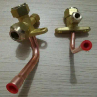 A/C Cut-off valve for 1HP air conditioner valve 6mm+10mm 1/4" and 3/8"