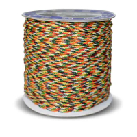 100M 0.8mm 1mm 1.5mm Colorful Nylon Cords Thread Chinese Knot Macrame Cord Bracelet Braided String DIY Jewelry Cord Thread