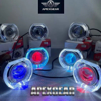 Biled Projie Cahaya Laser Cut Off 4,5inc GEN 3 jauh dekat plus shroud dan devil