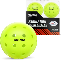 GoSports GS 40 Pickleball Balls - 4 12 or 36 Pack of Regulation USAPA Pickleballs