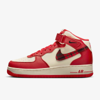 NIKE AIR FORCE 1 MID 07 LX 男運動休閒鞋-紅/米色-DV0792101