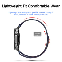 Nylon Loop Strap for Redmi Watch 3 ltie 22mm 20mm Sports Band for Xiaomi Mi Watch3 Active for samsung galaxy watch 6 5 4 series
