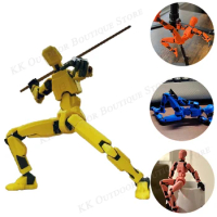 3D Printing Doll Action Figure Articulated Multi Joint Movable Game Garage Kit Model Mechanical Little Man Mannequin Kid Toys
