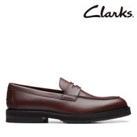 Clarks 男款Craft North Lo精緻縫線厚底樂福鞋(CLM70903D)