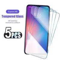 5Pcs Tempered Glass For Xiaomi Mi 10 Lite 5G Zoom Youth Edition Doraemon Screen Protector