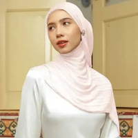 Lozy Hijab - Viscose Striped Shawl (Hijab Pashmina Motif Salur Bahan Viscose Premium) Blush Mix