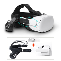 อะแดปเตอร์ชุดหูฟังสำหรับเชื่อมต่อ Oculus Quest 2กับ HTC VIVE Deluxe Audio Strap DAS Connector สำหรับ Oculus Quest 2 VR อุปกรณ์เสริม