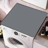Washer Dryer Top Protector Washer Dryer Protection Covers Foldable Dryer Protector Mats Waterproof Dustproof Washing Top Cover