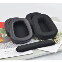 For Logitech G633 G933 Headphones Set Sponge Ear Cotton Earmuffs Breathable Mesh Accessories Head Beam