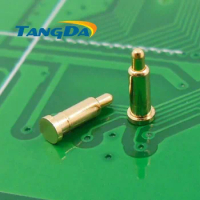 Tangda DHL/EMS D2*7mm 1000PCS pogo pin connector Mobiles Battery spring 1P Thimble Surface Mount SMD gold plate 1u" 1.2A