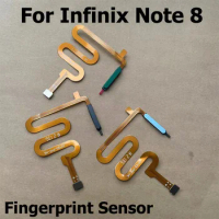 For Infinix Note 8 X692 Home Button Back Touch ID Finger Scanner Fingerprint Sensor Flex Cable