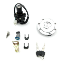 For Honda CBR600 2009-2013 CBR 600 09-13 Motorcycles Lockset Ignition Switch Lock Fuel Gas Cap Cover Seat Lock 1 Set With 2 Keys