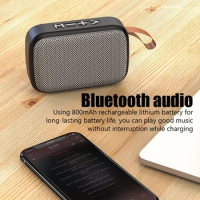 Bluetooth-compatible Speaker Wireless Stereo Sound Music Subwoofer SoundBox Built-in-Mic AUX Card for PC Smartphone H8WD