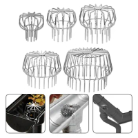 Stainless Steel Roof Drain Drainage Ditch Gutter Guard Strainer Anti-Blocking Mesh Cover Roof Drain 