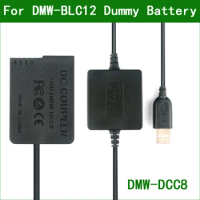 5V USB To BP-51 BP51 Dummy Battery DMW-DCC8 Power Bank USB Cable For Sigma fp dp0 dp1 dp2 dp3 Quattro