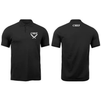 Kaos Polo Shirt Tshirt Baju Kerah Distro CHEF CHEFLIFE LIFE HEAD KITCHEN MASAK DI DAPUR Nama sablon 
