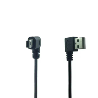 Mini USB Cable 90 Degree Right Angle for MP3 Bluetooth Speaker Charger Mini Usb Power Cable Usb Left Angled Mini Charging Cable