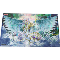 Yugioh Playmat YGO Mat The ultimate jade god Foil Holographic Shinny Holo Playmat Collection Game Mat Free Storage Bag 60X35cm
