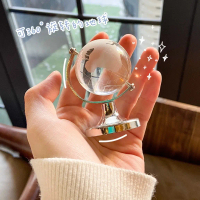 Promo-[Best Quality] Globe Kristal Mini dekorasi Desktop Kreatif Dekorasi Meja Pajangan Bola Kristal