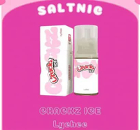 Liquid Crackz Ice Fruity Series Salt Nic 30ML Crackz Fruity Salt By Tetra X VON Lychee 25MG