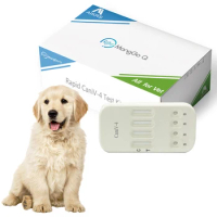 MongGoQ 10 Pcs Rapid Test Kit Anaplasma, Ehrlichia, Canine, Heartworm, Lyme Disease for Dogs, CaniV-4