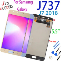 5.5'"Amoled For Samsung Galaxy J7 2018 J737 LCD Display Touch Screen Digitizer For Samsung J737 LCD SM-J737P J737A J737V J737T