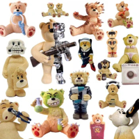 Authentic Collection Bt Heavy Flavor Ted 2 Teddy Bear Bad Bear Bt Bear Skull Bear Trendy Play Doll Model Handicraft