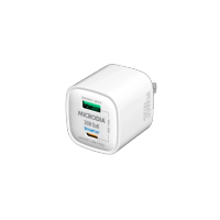 MICRODIA SMARTCube™ Nano 35W USB-C 2輸出 GaN 充電器 白色 美國規格 / 日本規格 / 中國規格